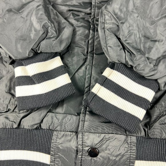 VTG Megadeath Bomber Jacket Large Black Killing Is My Business Thrashed Graphic - Picture 4 of 14